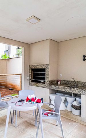 Apartamento à venda com 29m², 1 quarto e sem vaga Apartamento à venda com 29m², 1 quarto e sem vagaÁrea comum - Churrasqueira
