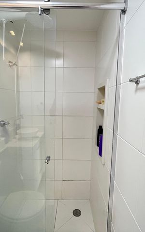 Apartamento à venda com 29m², 1 quarto e sem vaga Apartamento à venda com 29m², 1 quarto e sem vagaBanheiro da Suíte