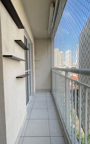 Apartamento à venda com 29m², 1 quarto e sem vaga Apartamento à venda com 29m², 1 quarto e sem vagaVaranda
