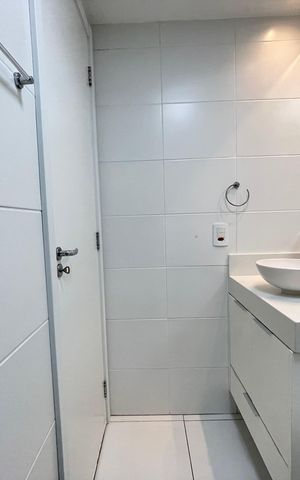 Apartamento à venda com 29m², 1 quarto e sem vaga Apartamento à venda com 29m², 1 quarto e sem vagaBanheiro da Suíte