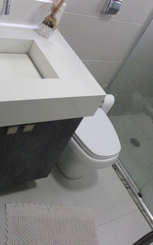Casa de condomínio à venda com 100m², 3 quartos e 2 vagasBanheiro da Suíte