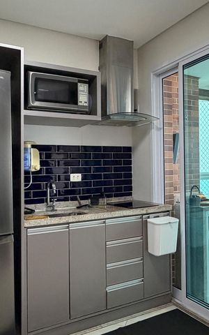 Apartamento para alugar com 45m², 1 quarto e 1 vagaCozinha e Área de Serviço