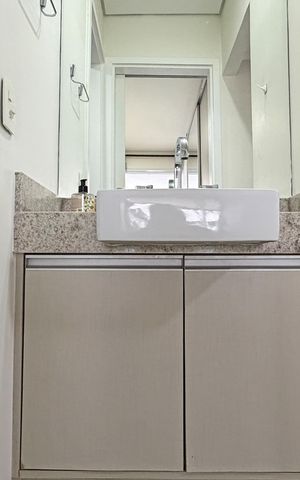Apartamento para alugar com 45m², 1 quarto e 1 vagaBanheiro da Suíte