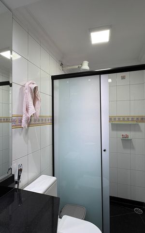 Apartamento à venda com 77m², 3 quartos e 2 vagas Apartamento à venda com 77m², 3 quartos e 2 vagasBanheiro
