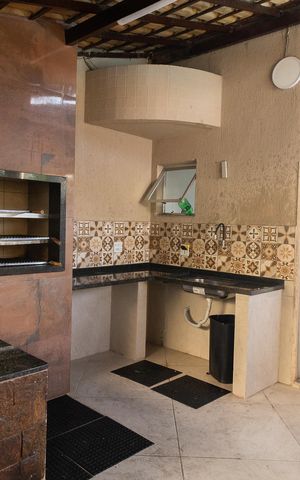 Casa de condomínio à venda com 66m², 2 quartos e 2 vagas Casa de condomínio à venda com 66m², 2 quartos e 2 vagasÁrea comum - Salão de festas