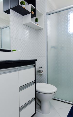 Apartamento para alugar com 44m², 2 quartos e 1 vagaBanheiro 