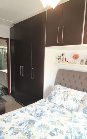 Casa de condomínio à venda com 115m², 3 quartos e 2 vagasQuarto 1