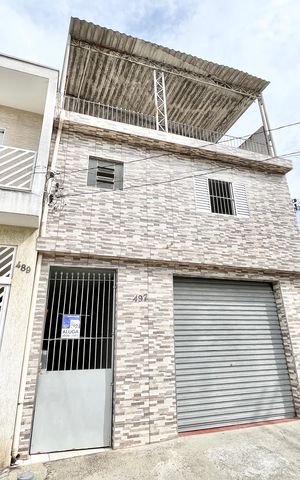 Casa para alugar com 60m², 1 quarto e sem vaga Casa para alugar com 60m², 1 quarto e sem vagaFachada/Placa