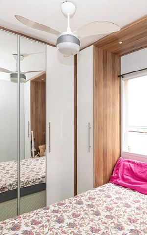 Apartamento à venda com 45m², 2 quartos e sem vaga Apartamento à venda com 45m², 2 quartos e sem vagaQuarto 2 - Armários