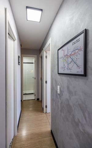 Apartamento para alugar com 35m², 2 quartos e sem vaga Apartamento para alugar com 35m², 2 quartos e sem vagaCorredor