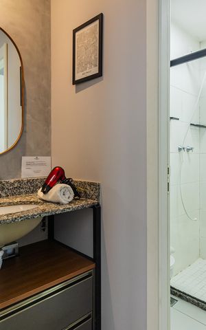 Apartamento para alugar com 35m², 2 quartos e sem vaga Apartamento para alugar com 35m², 2 quartos e sem vagaBanheiro
