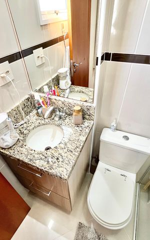 Apartamento à venda com 89m², 3 quartos e 2 vagas Apartamento à venda com 89m², 3 quartos e 2 vagasBanheiro da Suíte