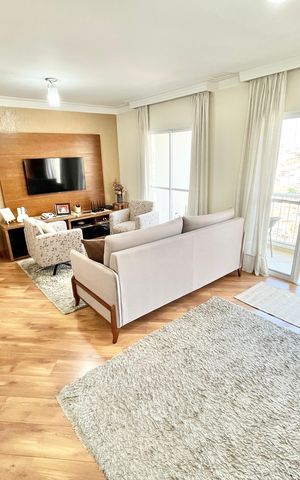Apartamento à venda com 89m², 3 quartos e 2 vagas Apartamento à venda com 89m², 3 quartos e 2 vagasSala