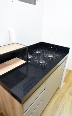 Studio à venda com 47m², 1 quarto e sem vagaCozinha