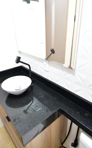 Studio à venda com 47m², 1 quarto e sem vagaBanheiro