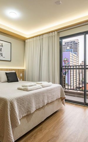 Studio para alugar com 27m², 1 quarto e sem vaga Studio para alugar com 27m², 1 quarto e sem vagaStudio