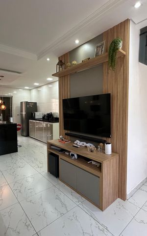 Casa de condomínio à venda com 118m², 2 quartos e 2 vagas Casa de condomínio à venda com 118m², 2 quartos e 2 vagasSala