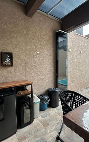 Casa de condomínio à venda com 118m², 2 quartos e 2 vagas Casa de condomínio à venda com 118m², 2 quartos e 2 vagasChurrasqueira