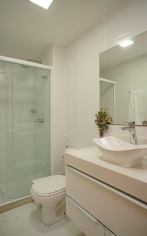 Apartamento à venda com 104m², 3 quartos e 2 vagasBanheiro Social