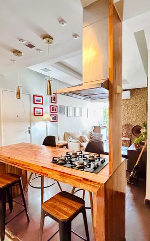 Apartamento para alugar com 90m², 2 quartos e sem vaga Apartamento para alugar com 90m², 2 quartos e sem vagaCozinha americana