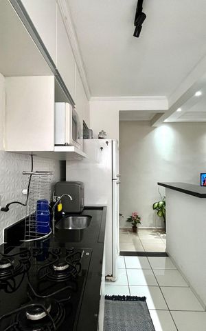 Apartamento para alugar com 45m², 2 quartos e 1 vaga Apartamento para alugar com 45m², 2 quartos e 1 vagaCozinha e Área de Serviço