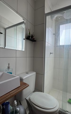 Apartamento à venda com 32m², 1 quarto e 1 vaga Apartamento à venda com 32m², 1 quarto e 1 vagaBanheiro