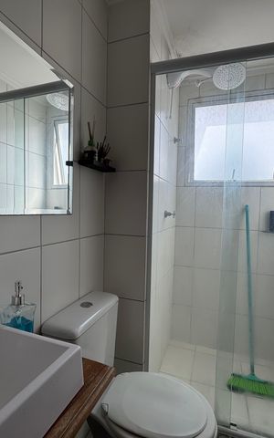 Apartamento à venda com 32m², 1 quarto e 1 vaga Apartamento à venda com 32m², 1 quarto e 1 vagaBanheiro