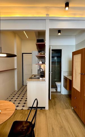 Studio para alugar com 34m², 1 quarto e sem vaga