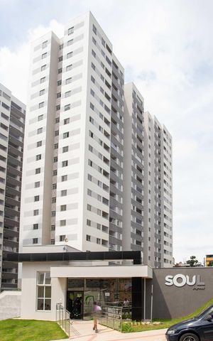 Apartamento para alugar com 55m², 3 quartos e 1 vagaFachado do condomínio