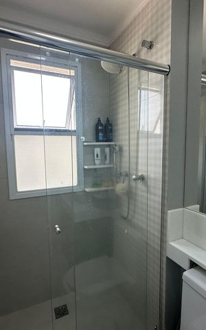 Apartamento à venda com 110m², 2 quartos e 2 vagas Apartamento à venda com 110m², 2 quartos e 2 vagasBanheiro da Suíte 1