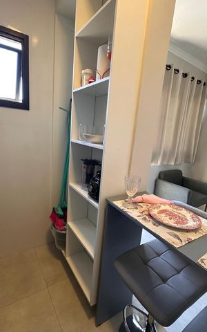 Apartamento para alugar com 35m², 1 quarto e 1 vaga