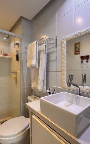 Apartamento à venda com 92m², 3 quartos e 3 vagas Apartamento à venda com 92m², 3 quartos e 3 vagasBanheiro Social