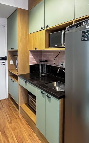 Apartamento para alugar com 25m², 1 quarto e sem vaga
