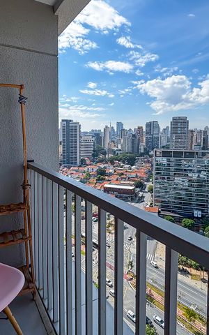 Apartamento para alugar com 25m², 1 quarto e sem vaga