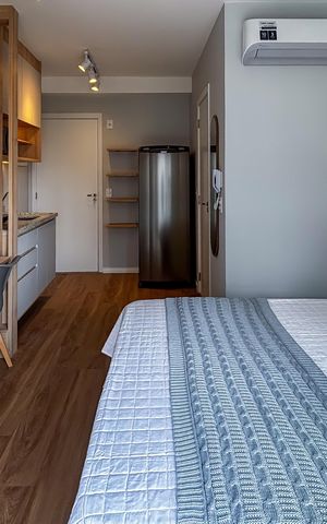 Apartamento para alugar com 22m², 1 quarto e sem vaga