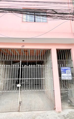 Casa para alugar com 55m², 1 quarto e sem vaga Casa para alugar com 55m², 1 quarto e sem vagaFachada/Placa
