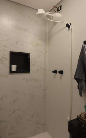 Apartamento à venda com 61m², 2 quartos e 1 vagaBanheiro Social
