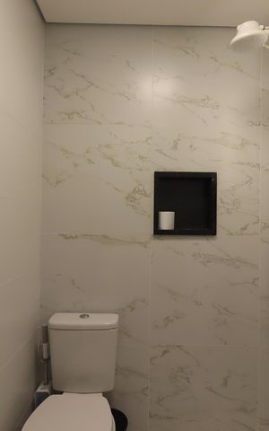 Apartamento à venda com 61m², 2 quartos e 1 vagaBanheiro Social