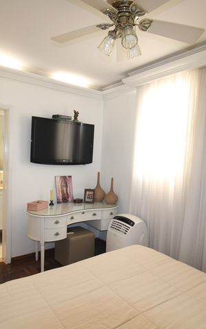 Apartamento à venda com 125m², 3 quartos e 2 vagasQuarto 3