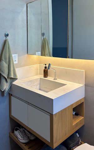 Apartamento à venda com 62m², 2 quartos e 1 vagaBanheiro