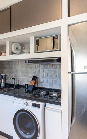 Studio à venda com 31m², 1 quarto e sem vaga Studio à venda com 31m², 1 quarto e sem vagaCozinha