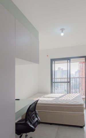 Apartamento para alugar com 20m², 1 quarto e sem vaga Apartamento para alugar com 20m², 1 quarto e sem vagaSala/Quarto