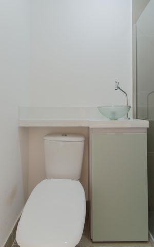 Apartamento para alugar com 20m², 1 quarto e sem vaga Apartamento para alugar com 20m², 1 quarto e sem vagaBanheiro