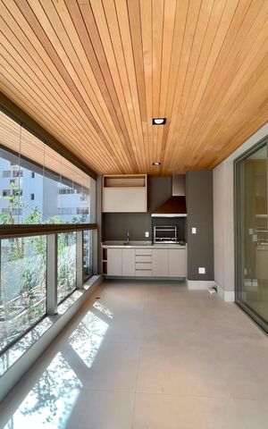 Apartamento para alugar com 156m², 3 quartos e 3 vagas Apartamento para alugar com 156m², 3 quartos e 3 vagasVaranda gourmet