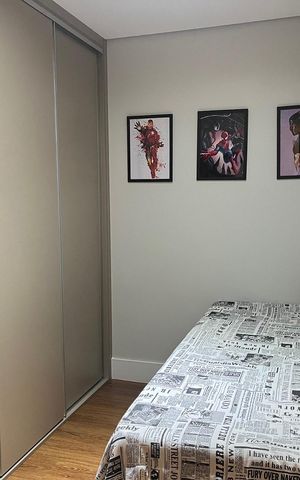 Apartamento à venda com 165m², 3 quartos e 2 vagas Apartamento à venda com 165m², 3 quartos e 2 vagasQuarto 2