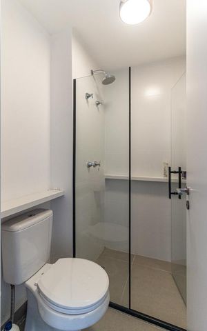 Studio à venda com 24m², 1 quarto e sem vaga Studio à venda com 24m², 1 quarto e sem vagaBanheiro social