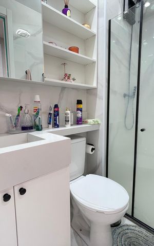 Apartamento à venda com 33m², 2 quartos e sem vagaBanheiro