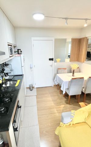Apartamento à venda com 39m², 2 quartos e sem vaga Apartamento à venda com 39m², 2 quartos e sem vagaSala/Cozinha