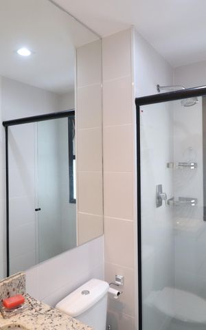 Apartamento para alugar com 68m², 2 quartos e 2 vagasBanheiro do Quarto 2