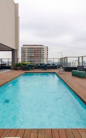 Studio à venda com 27m², 0 quarto e sem vaga Studio à venda com 27m², 0 quarto e sem vagaRooftop - Piscina